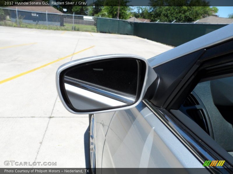 Radiant Silver / Gray 2012 Hyundai Sonata GLS