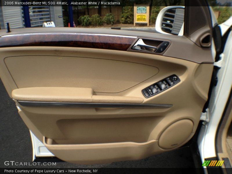 Alabaster White / Macadamia 2006 Mercedes-Benz ML 500 4Matic