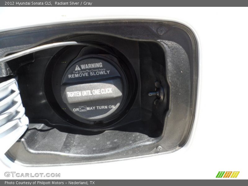 Radiant Silver / Gray 2012 Hyundai Sonata GLS