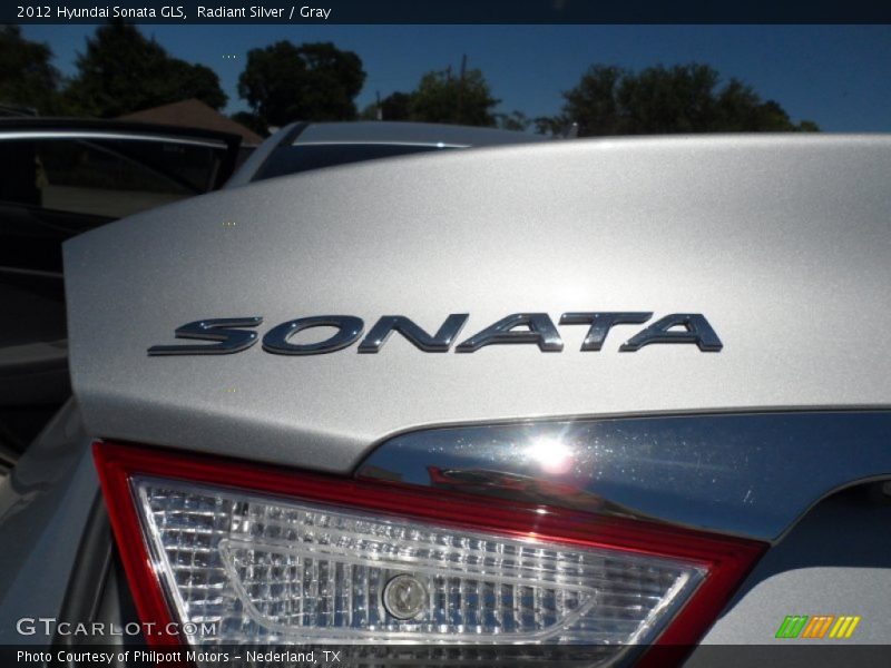 Radiant Silver / Gray 2012 Hyundai Sonata GLS