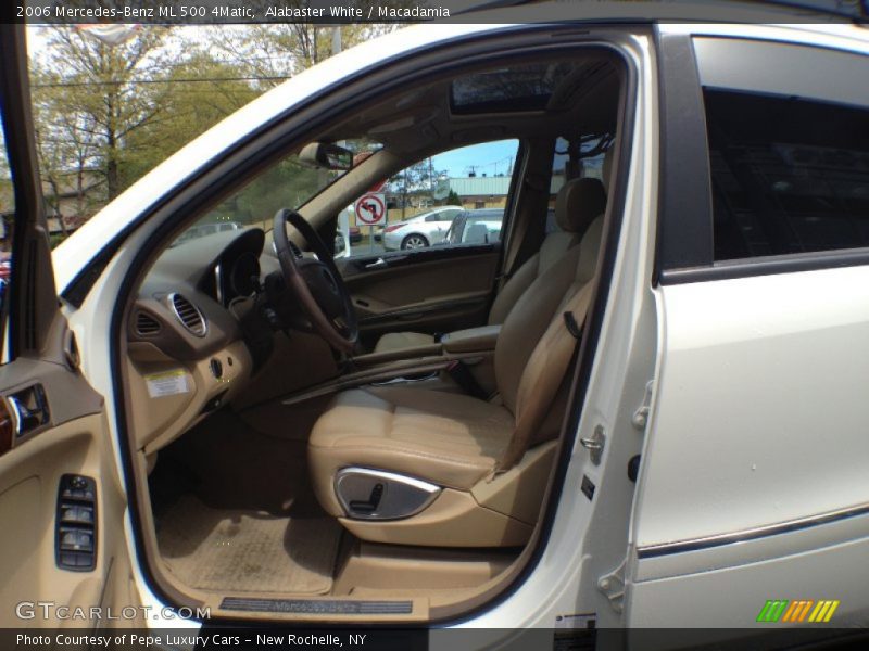 Alabaster White / Macadamia 2006 Mercedes-Benz ML 500 4Matic