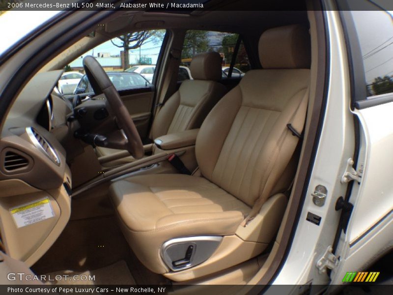Alabaster White / Macadamia 2006 Mercedes-Benz ML 500 4Matic