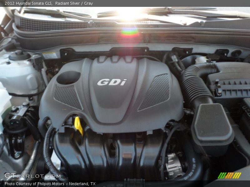Radiant Silver / Gray 2012 Hyundai Sonata GLS
