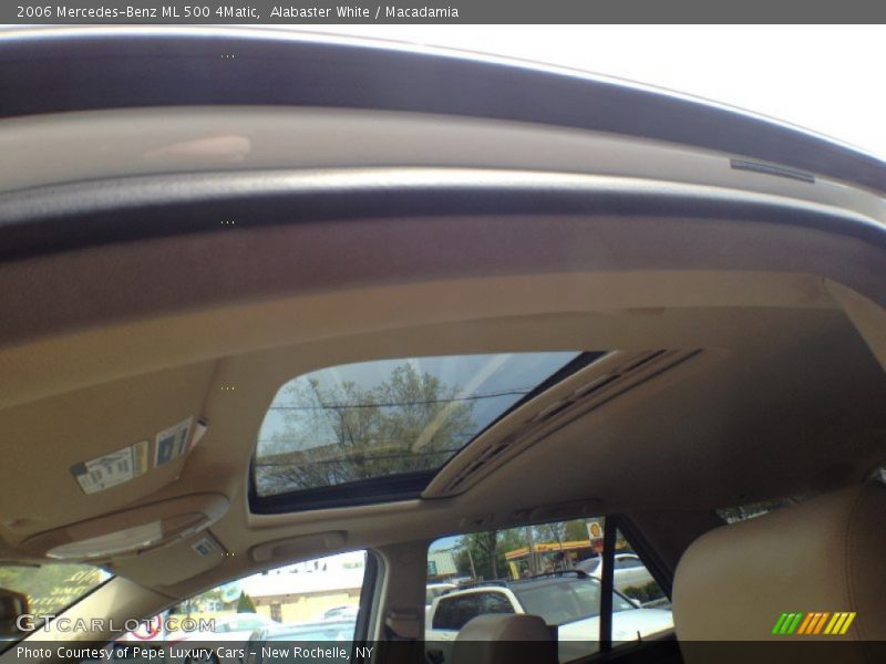 Alabaster White / Macadamia 2006 Mercedes-Benz ML 500 4Matic