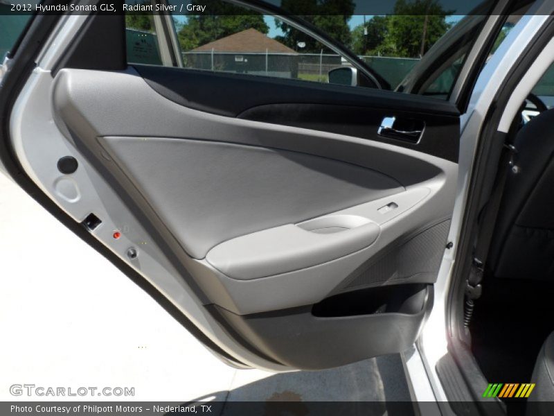 Radiant Silver / Gray 2012 Hyundai Sonata GLS