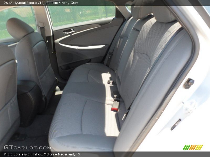 Radiant Silver / Gray 2012 Hyundai Sonata GLS