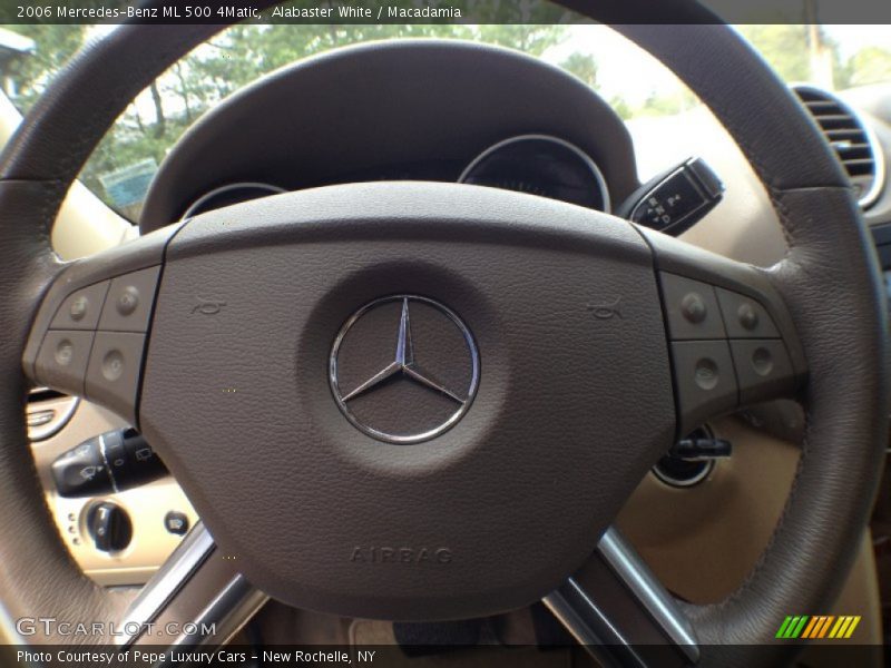 Alabaster White / Macadamia 2006 Mercedes-Benz ML 500 4Matic