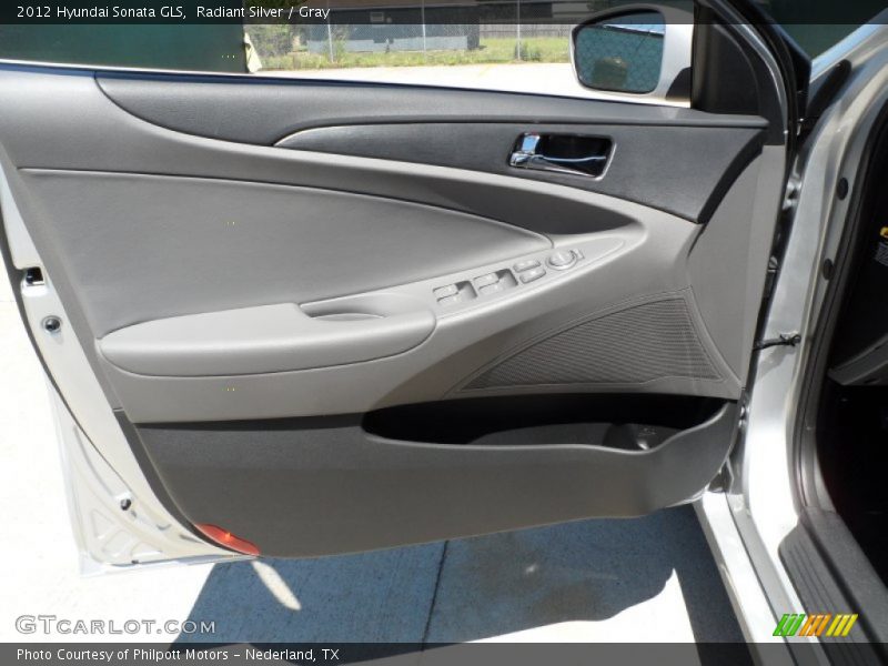 Radiant Silver / Gray 2012 Hyundai Sonata GLS