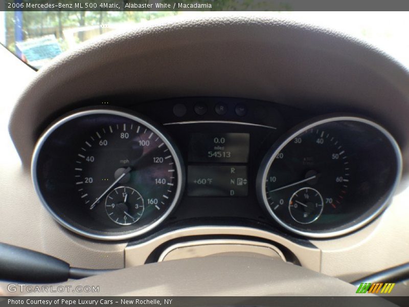 Alabaster White / Macadamia 2006 Mercedes-Benz ML 500 4Matic
