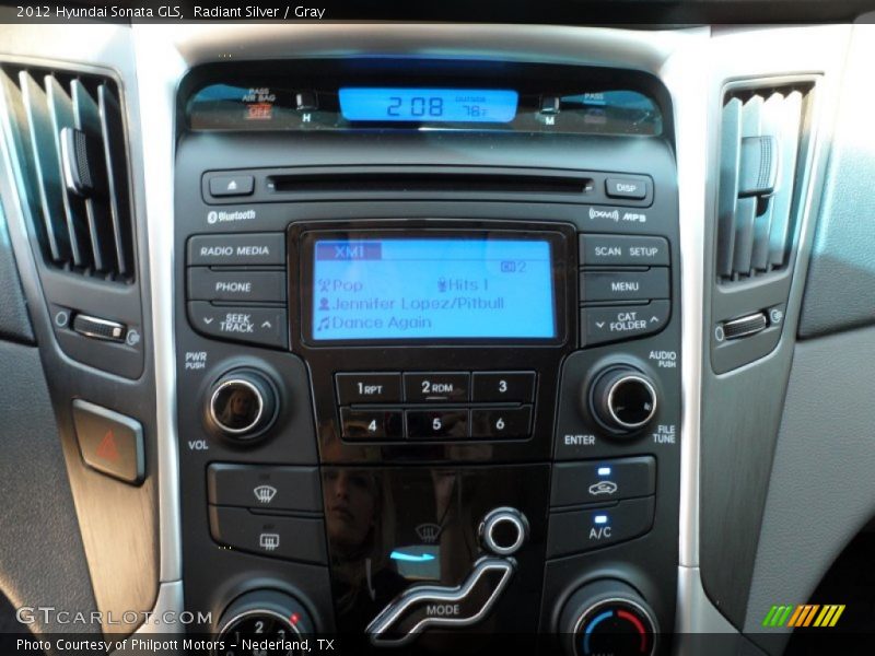 Radiant Silver / Gray 2012 Hyundai Sonata GLS
