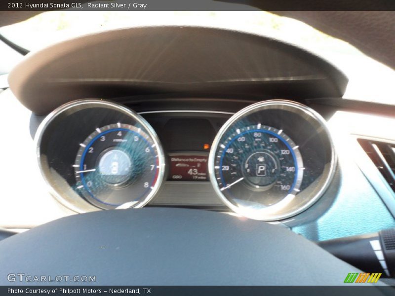 Radiant Silver / Gray 2012 Hyundai Sonata GLS