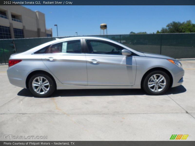 Radiant Silver / Gray 2012 Hyundai Sonata GLS
