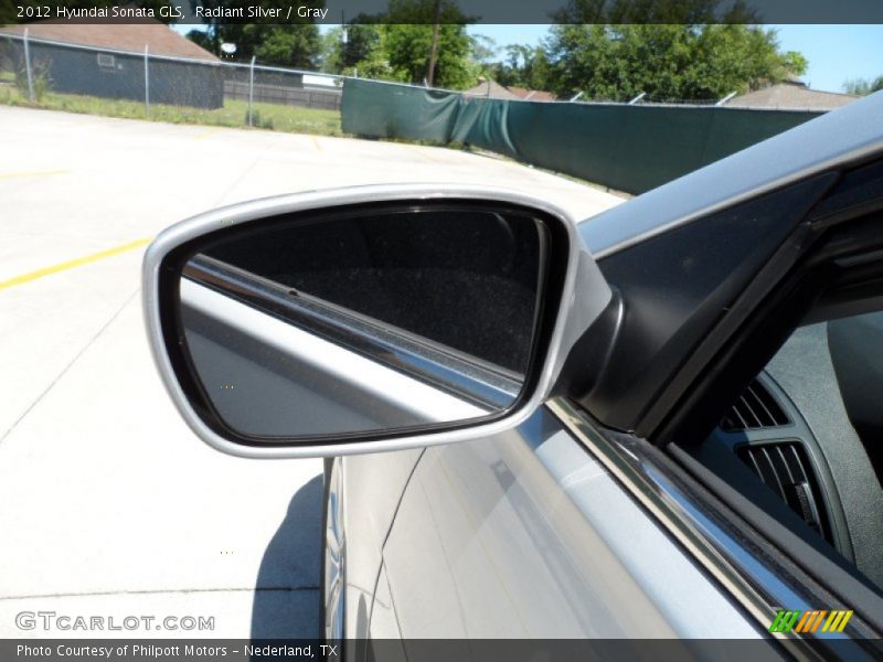 Radiant Silver / Gray 2012 Hyundai Sonata GLS
