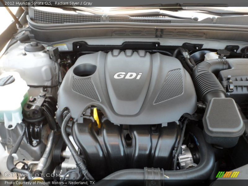 Radiant Silver / Gray 2012 Hyundai Sonata GLS
