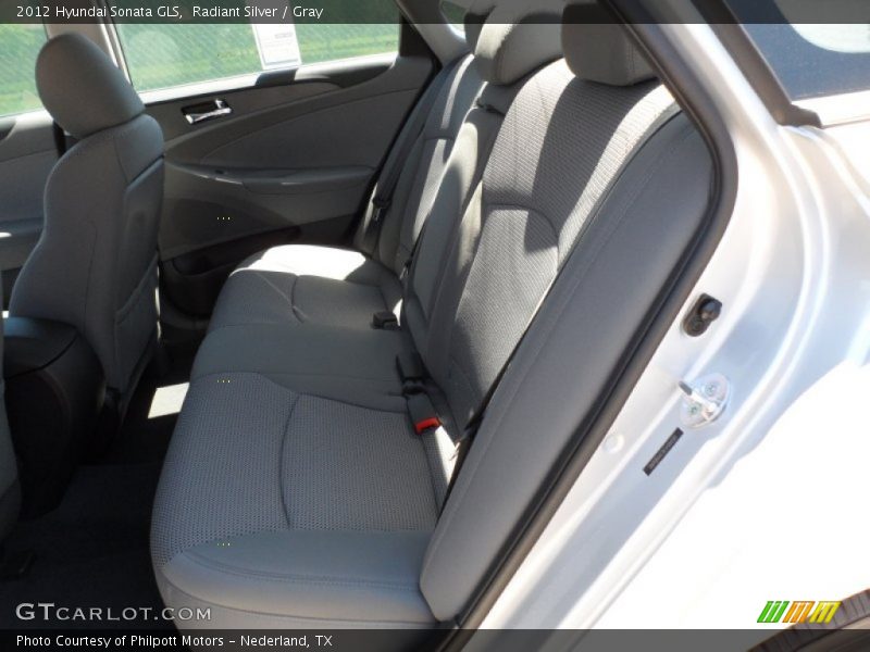 Radiant Silver / Gray 2012 Hyundai Sonata GLS