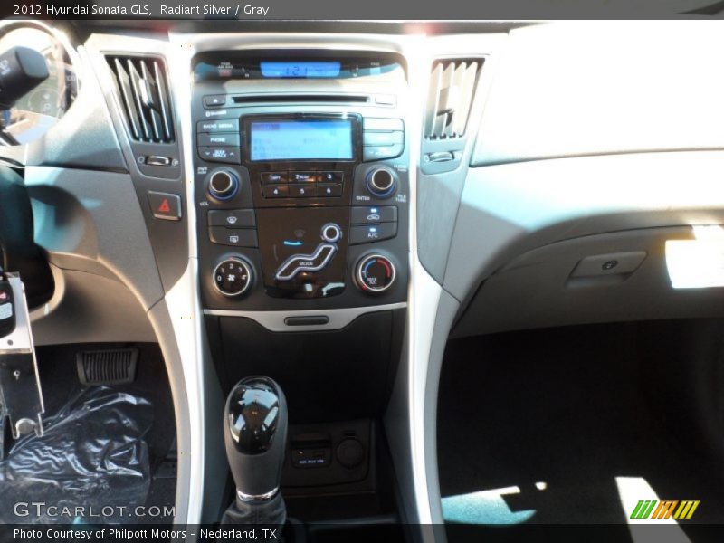 Radiant Silver / Gray 2012 Hyundai Sonata GLS