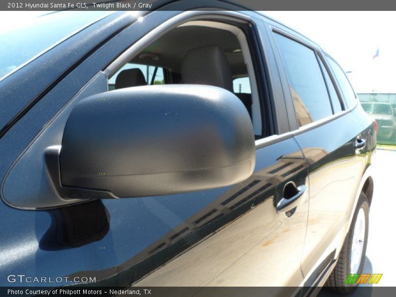 Twilight Black / Gray 2012 Hyundai Santa Fe GLS