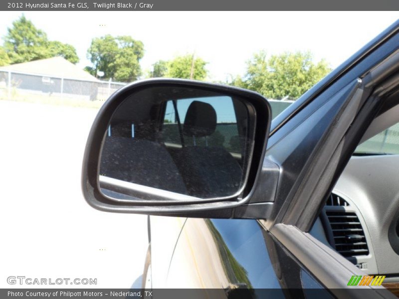 Twilight Black / Gray 2012 Hyundai Santa Fe GLS