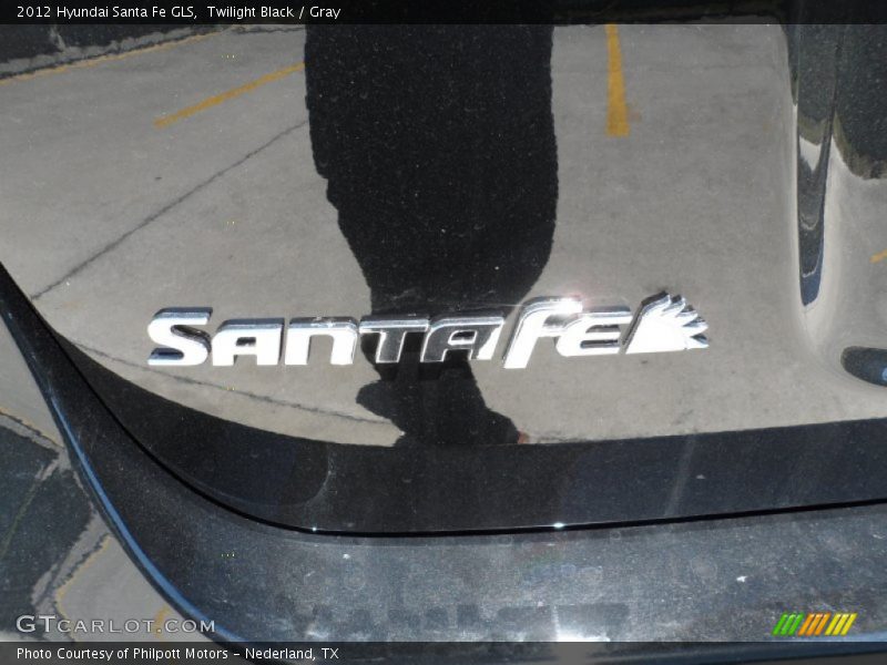 Twilight Black / Gray 2012 Hyundai Santa Fe GLS