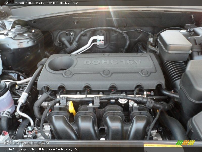 Twilight Black / Gray 2012 Hyundai Santa Fe GLS