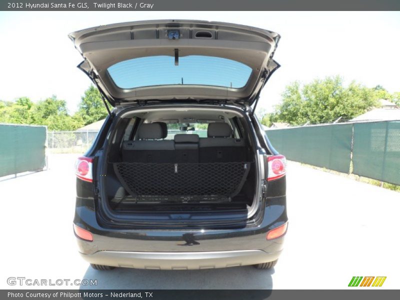 Twilight Black / Gray 2012 Hyundai Santa Fe GLS