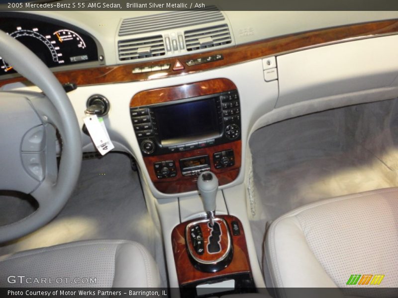 Brilliant Silver Metallic / Ash 2005 Mercedes-Benz S 55 AMG Sedan