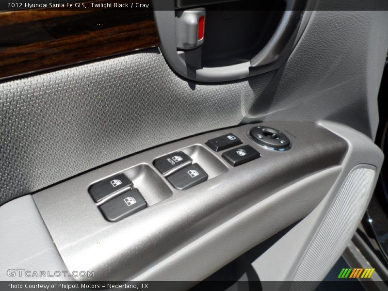Twilight Black / Gray 2012 Hyundai Santa Fe GLS