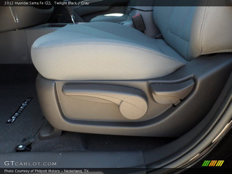 Twilight Black / Gray 2012 Hyundai Santa Fe GLS
