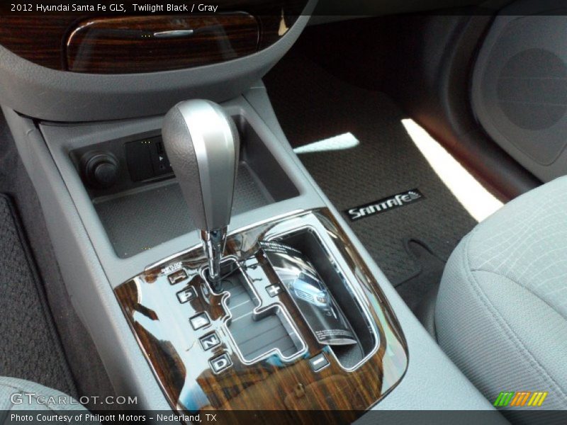 Twilight Black / Gray 2012 Hyundai Santa Fe GLS