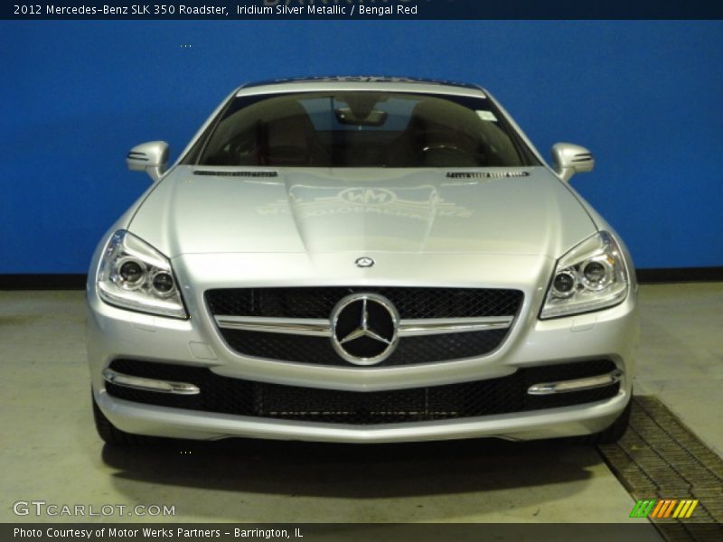 Iridium Silver Metallic / Bengal Red 2012 Mercedes-Benz SLK 350 Roadster