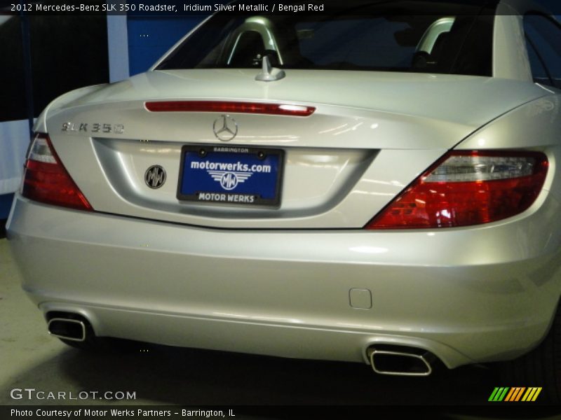 Iridium Silver Metallic / Bengal Red 2012 Mercedes-Benz SLK 350 Roadster