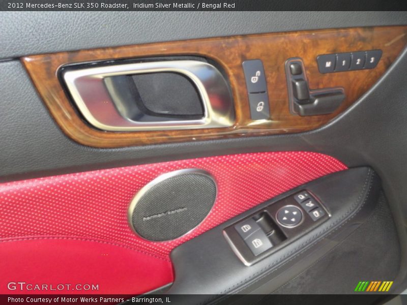 Iridium Silver Metallic / Bengal Red 2012 Mercedes-Benz SLK 350 Roadster