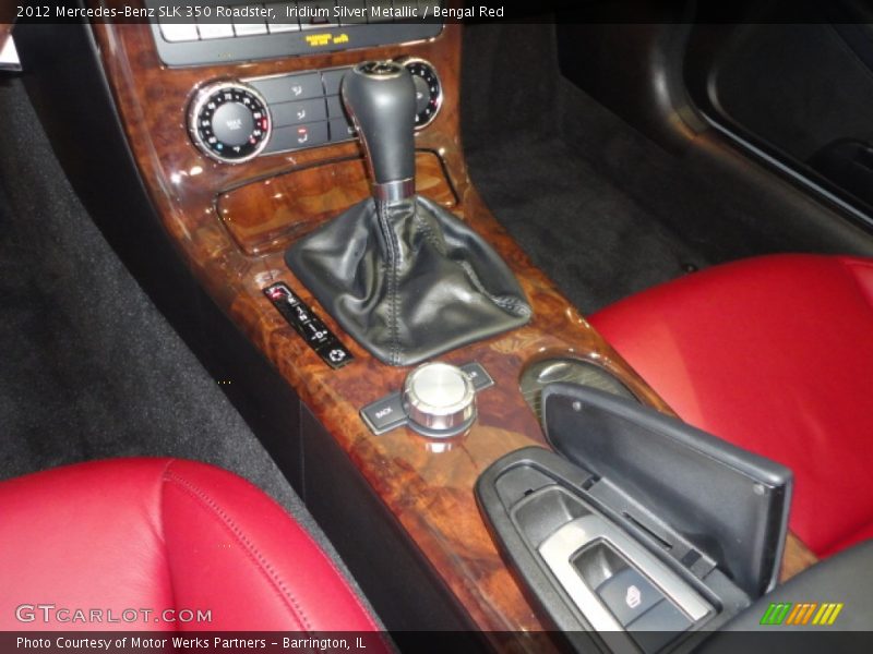 Iridium Silver Metallic / Bengal Red 2012 Mercedes-Benz SLK 350 Roadster