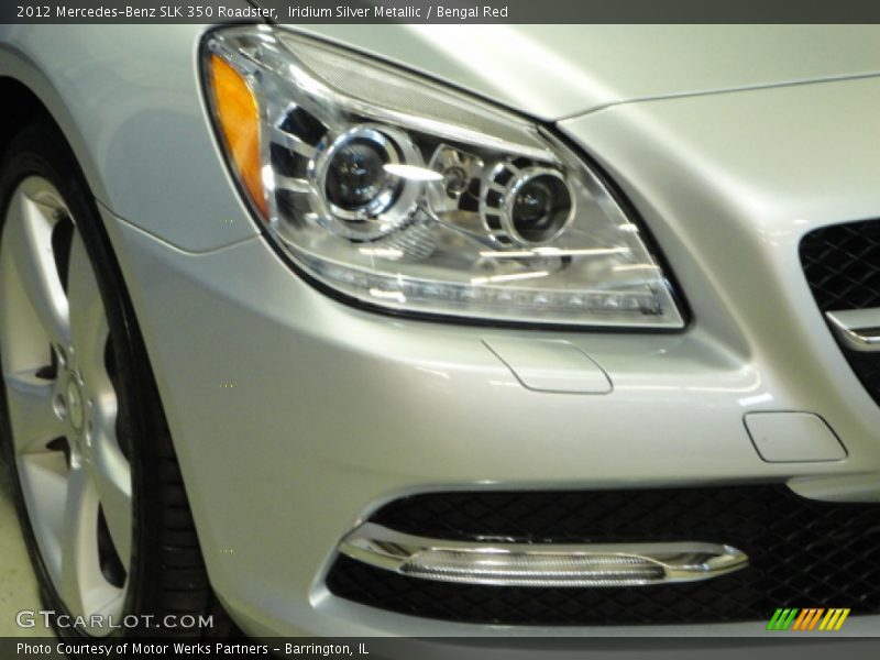Iridium Silver Metallic / Bengal Red 2012 Mercedes-Benz SLK 350 Roadster