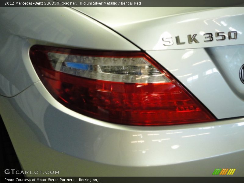 Iridium Silver Metallic / Bengal Red 2012 Mercedes-Benz SLK 350 Roadster