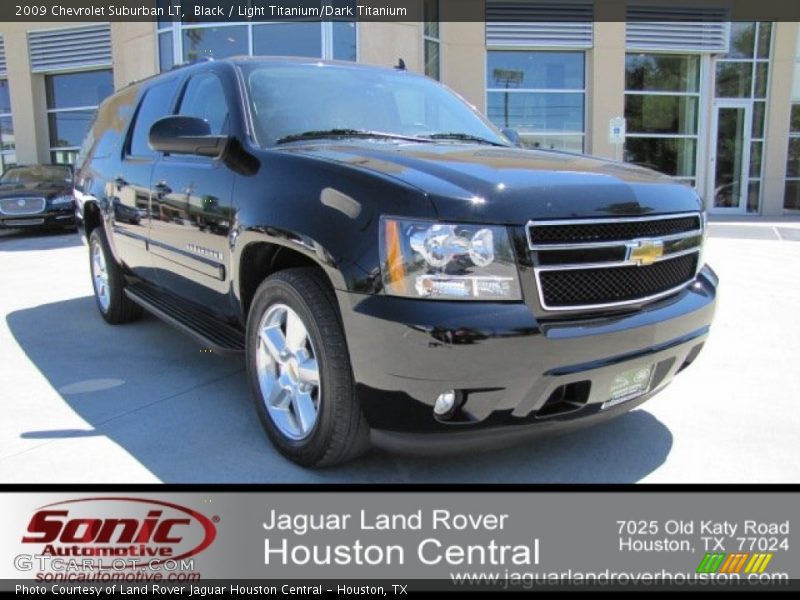 Black / Light Titanium/Dark Titanium 2009 Chevrolet Suburban LT