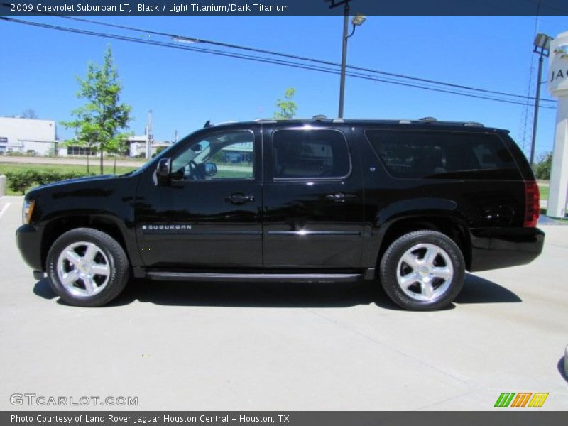 Black / Light Titanium/Dark Titanium 2009 Chevrolet Suburban LT