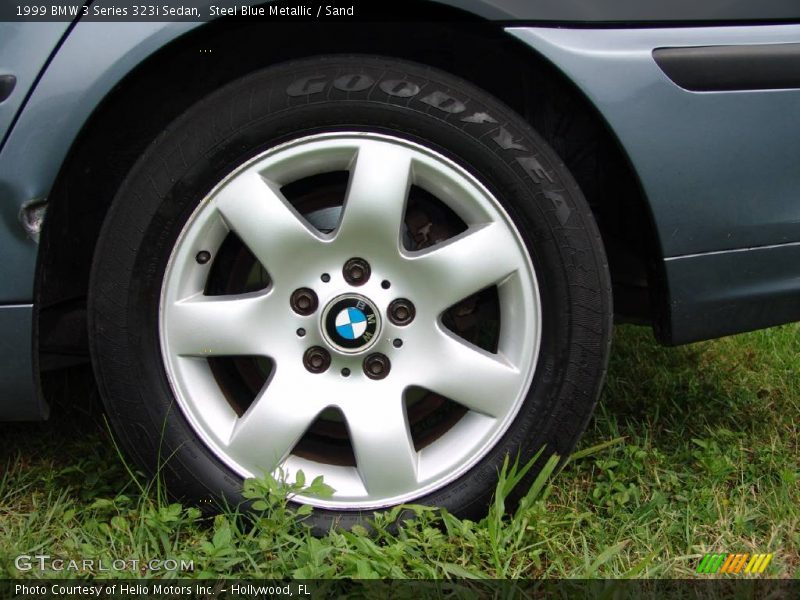 Steel Blue Metallic / Sand 1999 BMW 3 Series 323i Sedan