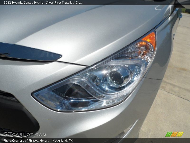 Silver Frost Metallic / Gray 2012 Hyundai Sonata Hybrid