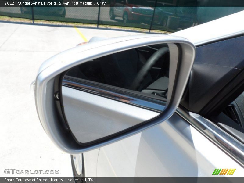 Silver Frost Metallic / Gray 2012 Hyundai Sonata Hybrid
