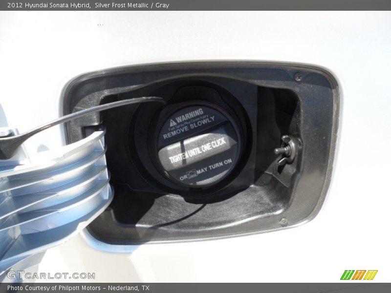 Silver Frost Metallic / Gray 2012 Hyundai Sonata Hybrid