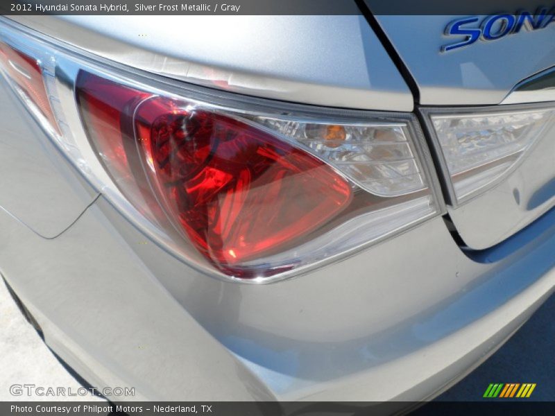 Silver Frost Metallic / Gray 2012 Hyundai Sonata Hybrid