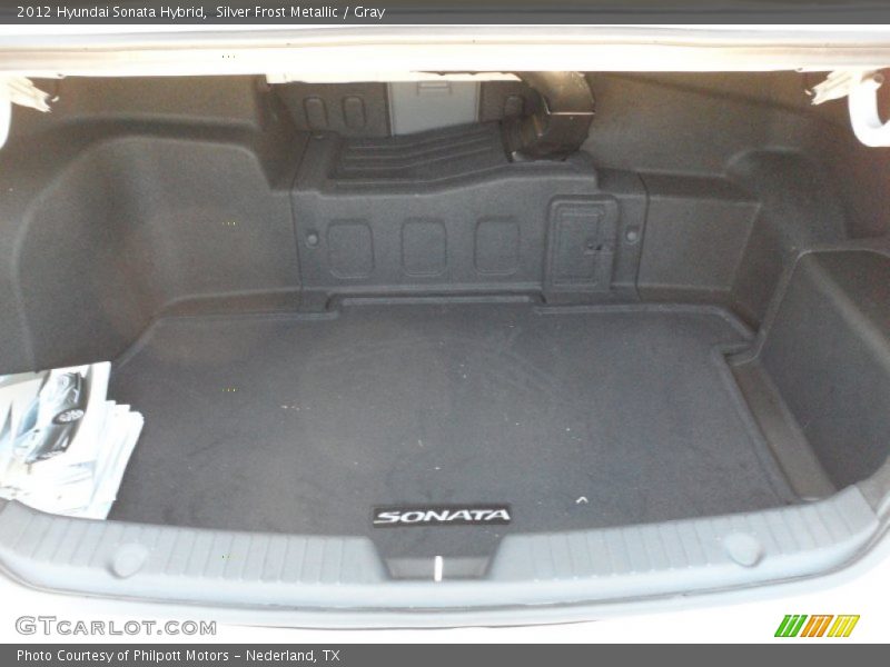 Silver Frost Metallic / Gray 2012 Hyundai Sonata Hybrid