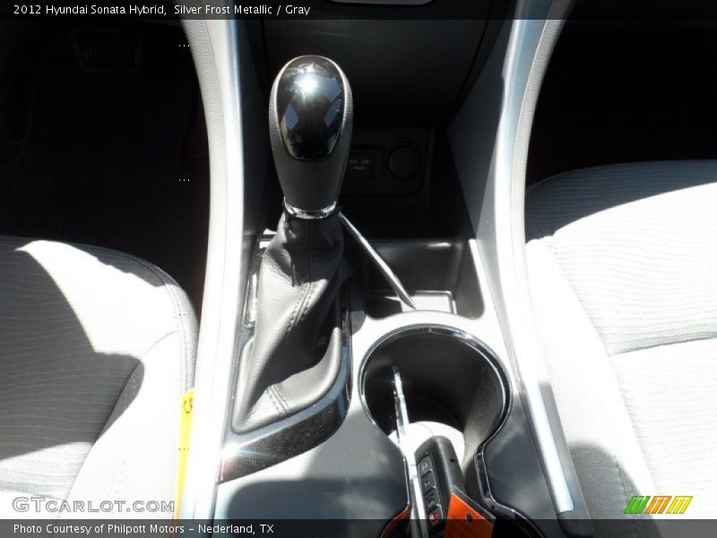 Silver Frost Metallic / Gray 2012 Hyundai Sonata Hybrid