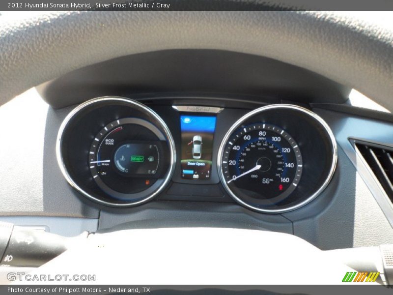  2012 Sonata Hybrid Hybrid Gauges