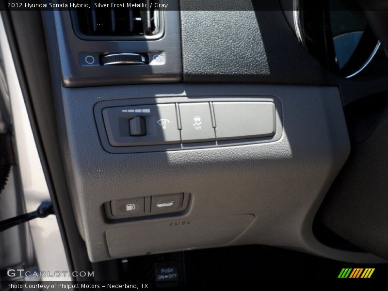 Silver Frost Metallic / Gray 2012 Hyundai Sonata Hybrid