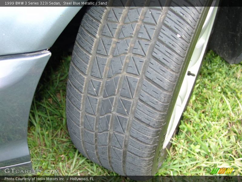 Steel Blue Metallic / Sand 1999 BMW 3 Series 323i Sedan