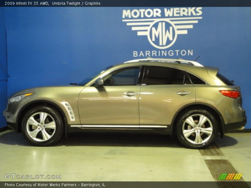 Umbria Twilight / Graphite 2009 Infiniti FX 35 AWD