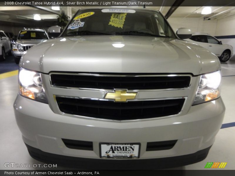 Silver Birch Metallic / Light Titanium/Dark Titanium 2008 Chevrolet Tahoe Hybrid 4x4