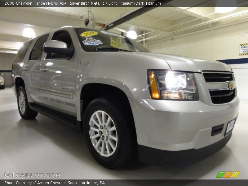 Silver Birch Metallic / Light Titanium/Dark Titanium 2008 Chevrolet Tahoe Hybrid 4x4